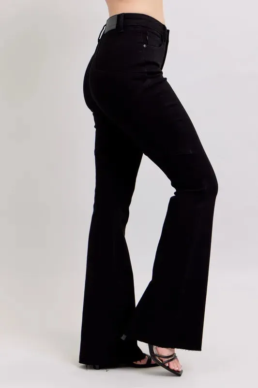 Judy Blue Full Size High Waist Star Seam Detail Flare Plus Size