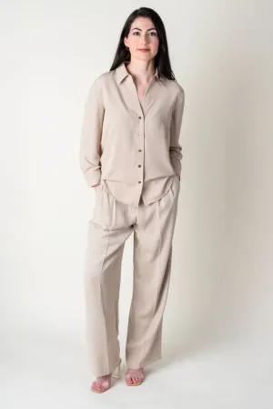 Jules High Waist Wide Leg Trousers