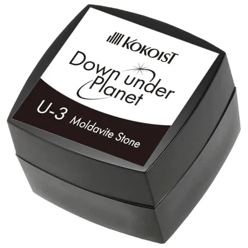 K- Down Under Planet U-03  Moldavite Stone