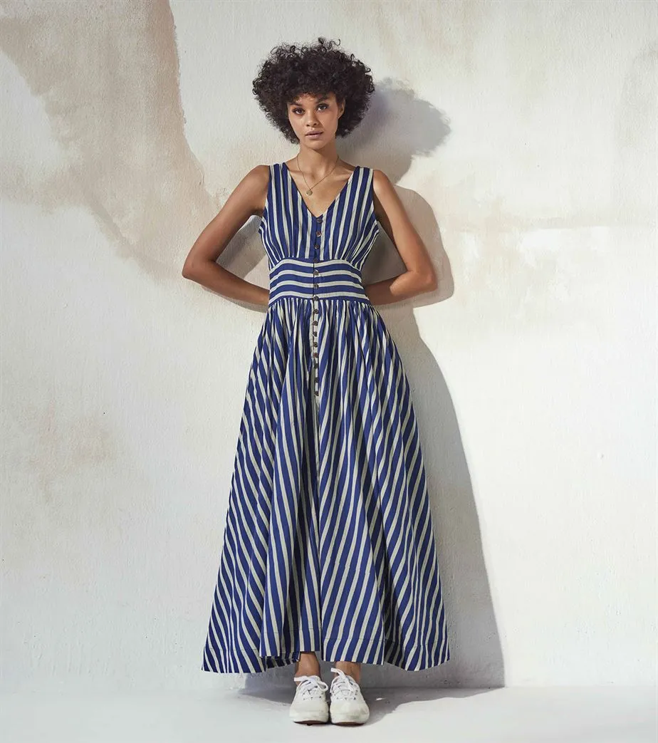 Khara Kapas  I  Fresno LightHouse Maxi Dress