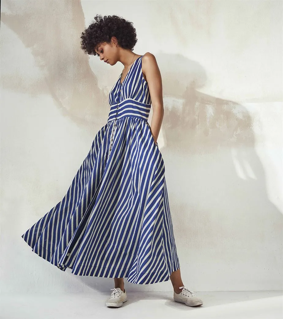 Khara Kapas  I  Fresno LightHouse Maxi Dress