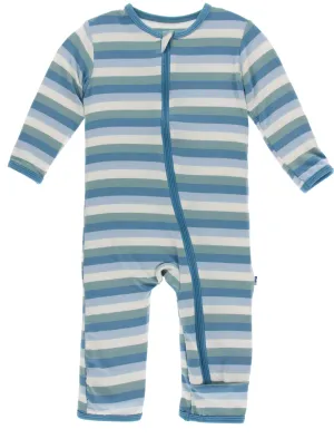 KicKee Pants Oceanography Stripe Coverall with Zipper