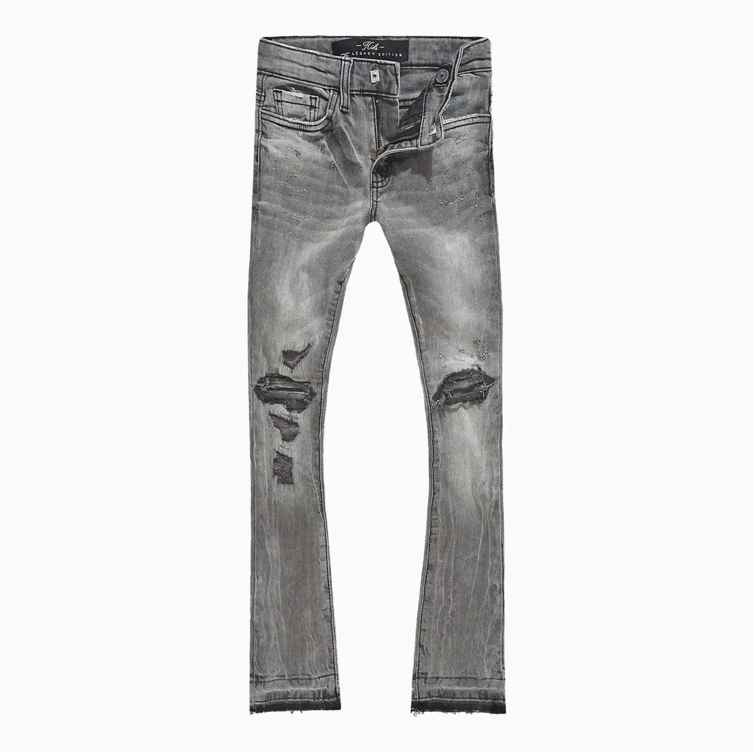 Kid's Attitude Stacked Denim Pant