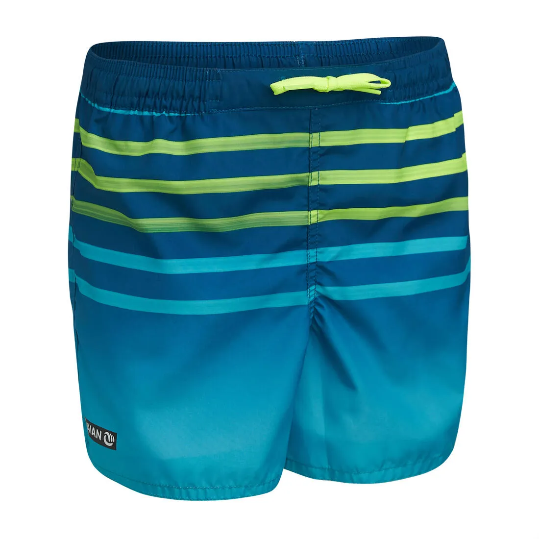 Kids’ swim shorts 100 - striped