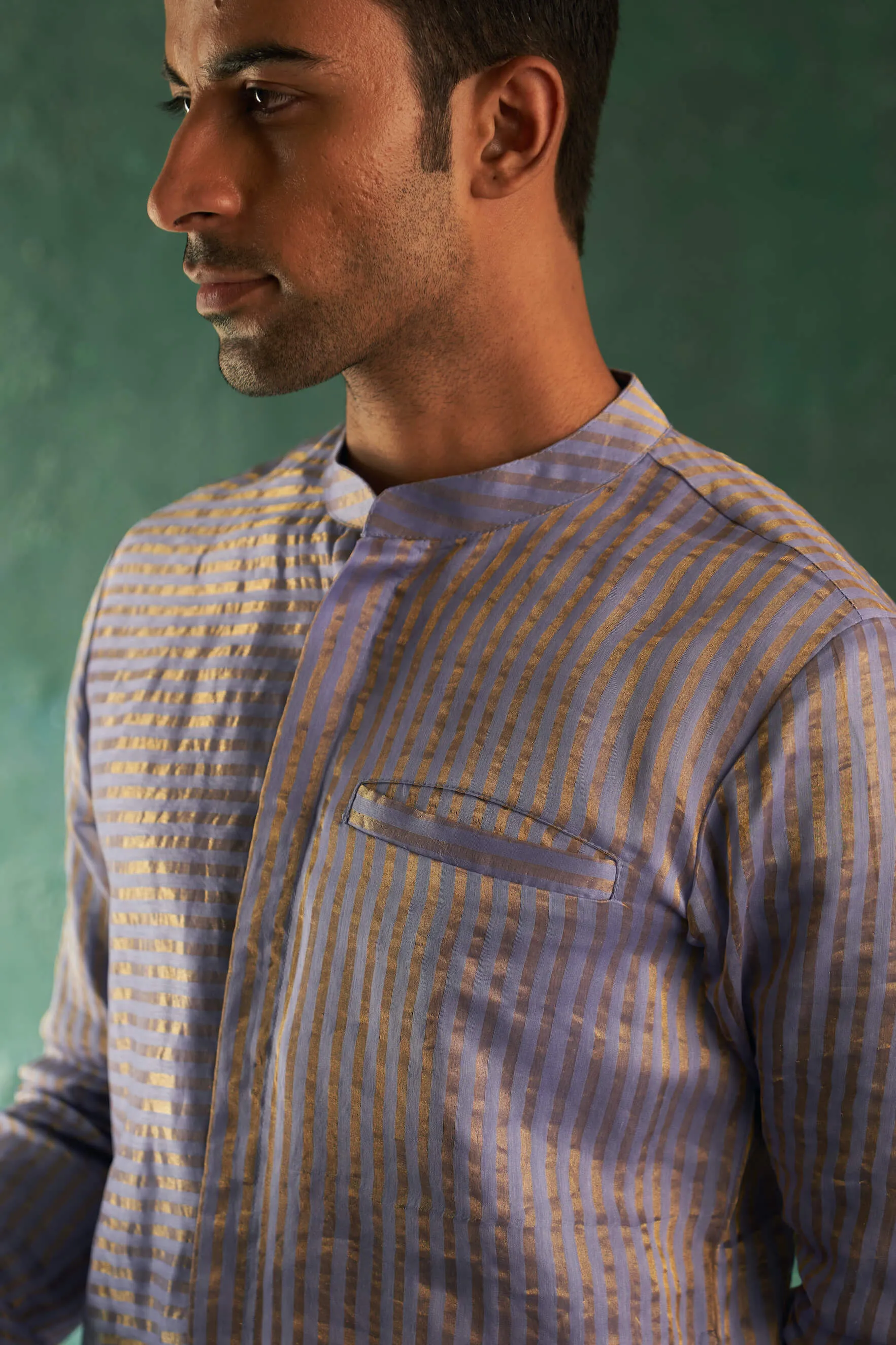 Lavender short kurta and pants