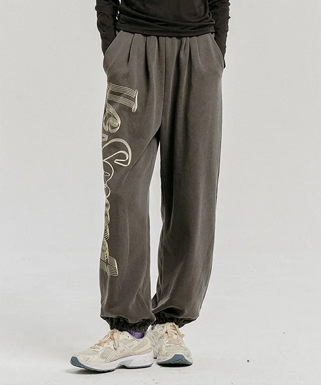 LE SONNET Sonnet Sports Sweat Pants - Charcoal
