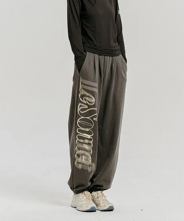 LE SONNET Sonnet Sports Sweat Pants - Charcoal