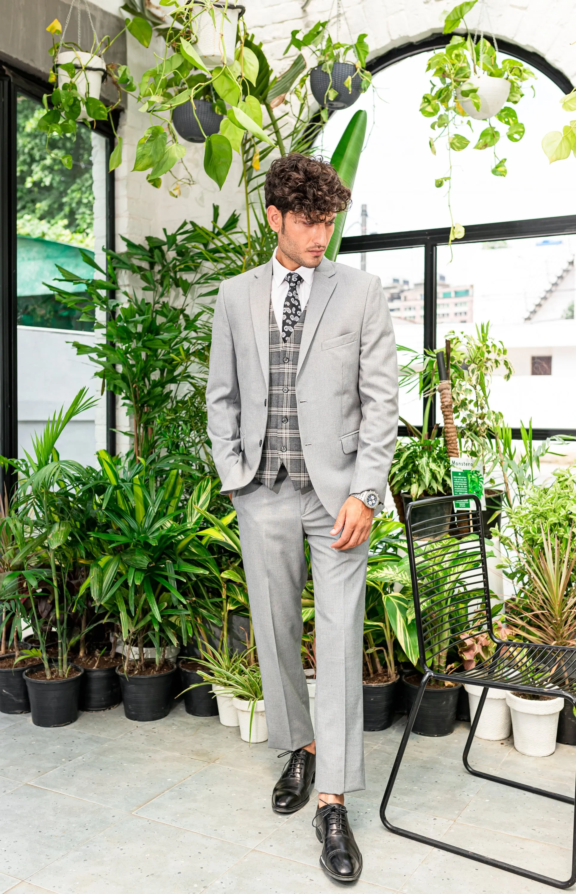 Light Grey Three Piece Suit