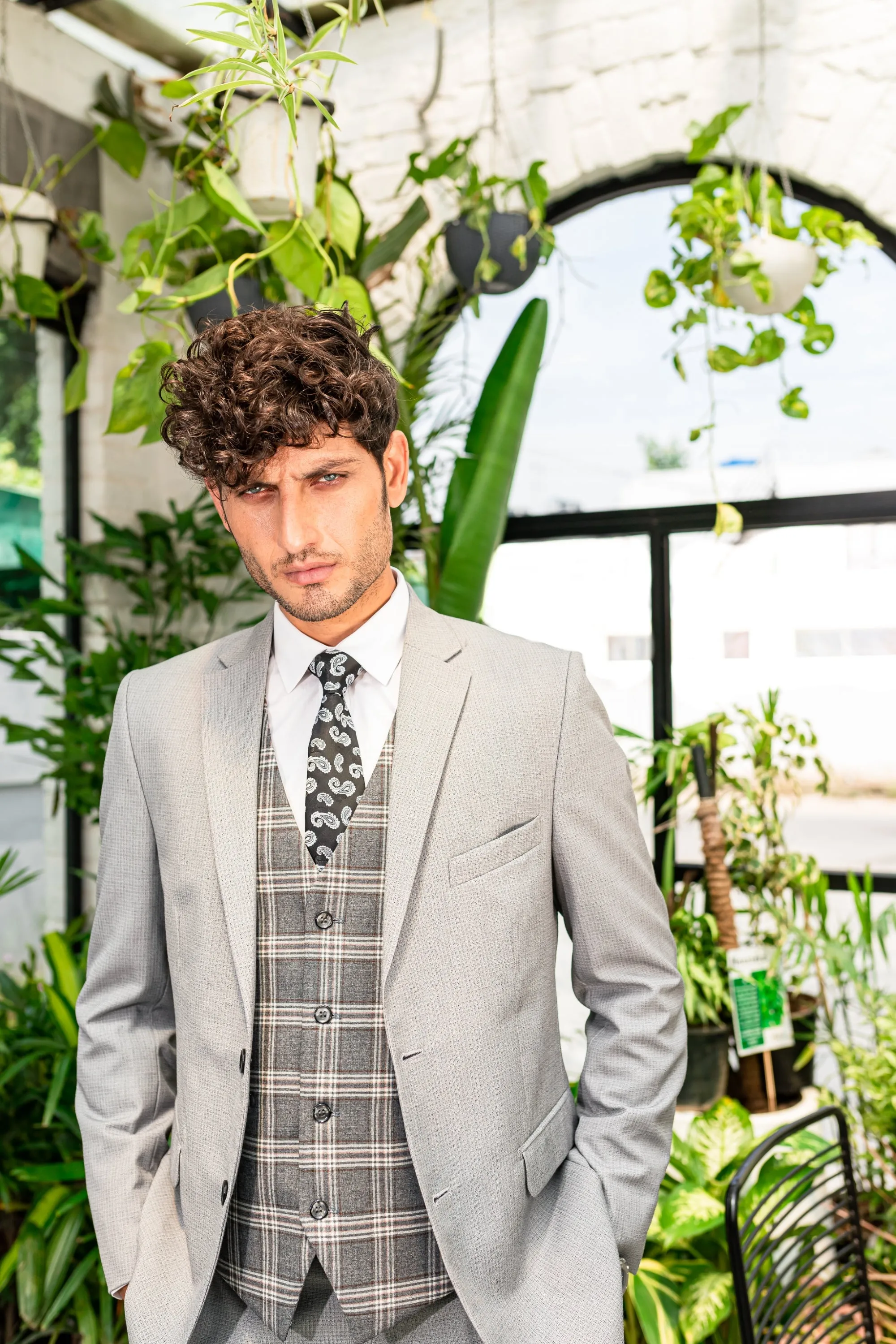 Light Grey Three Piece Suit