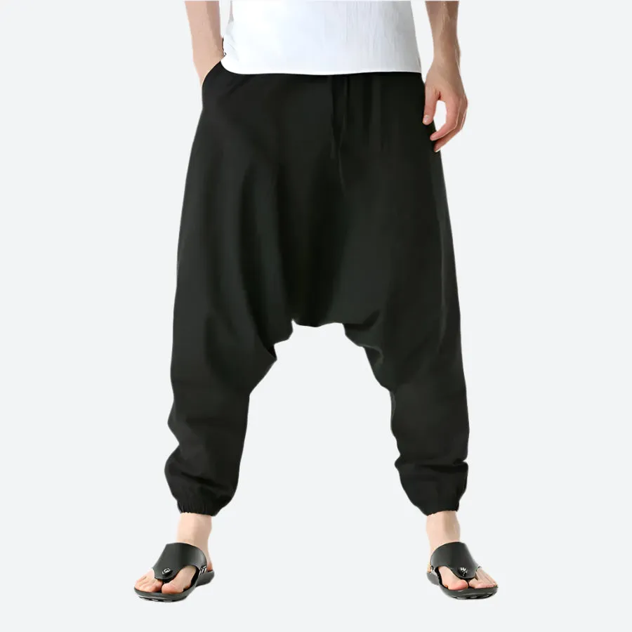 Loose Fit Casual Harem Pants