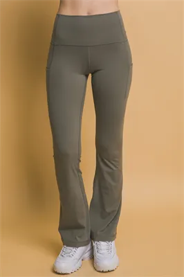 Luxe Flex Flared Bottom Side Pocket Leggings (Assorted)