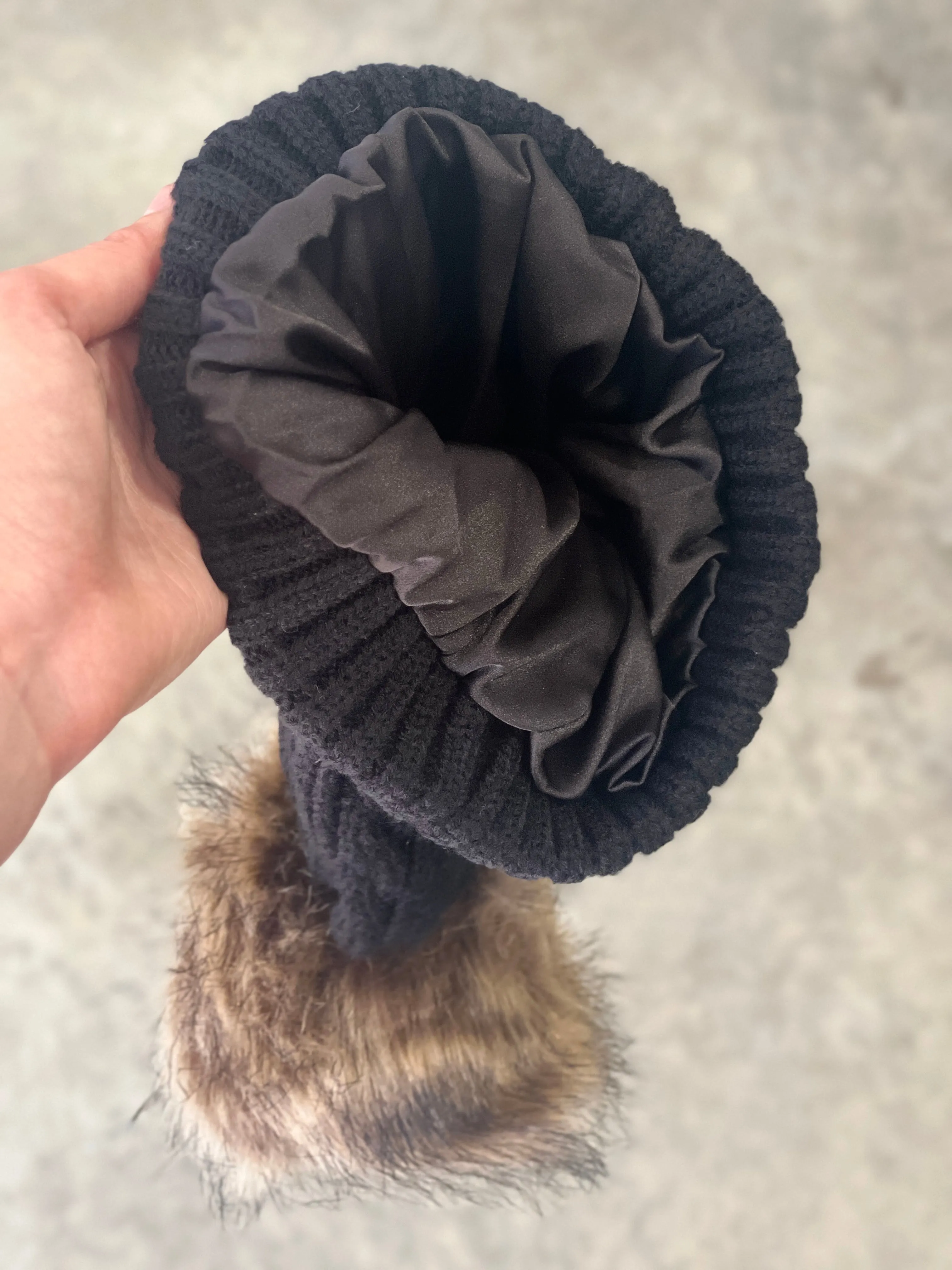 LUXE Satin Winter Beanie