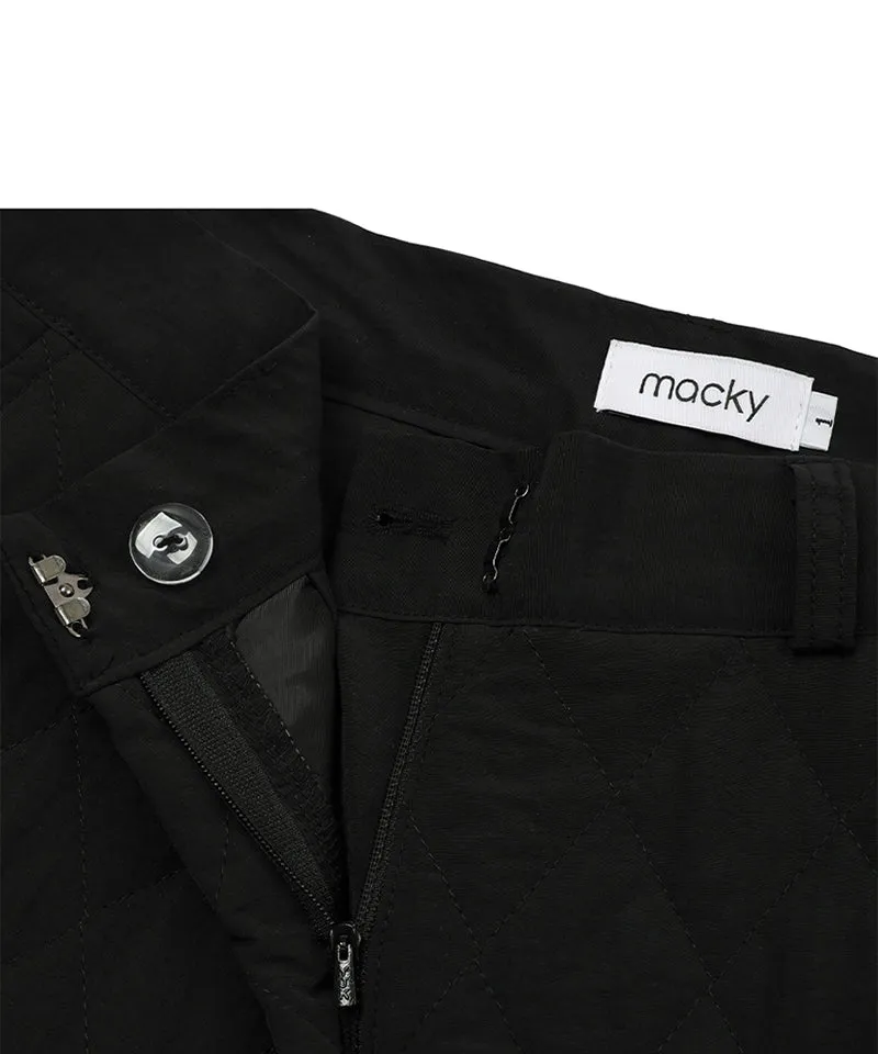 MACKY Golf: Winter Padded Long Pants - Black