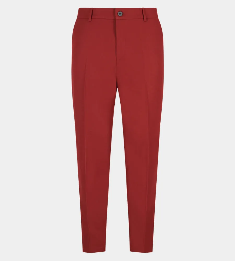 MENS CLIMA GOLF TROUSERS BURGUNDY