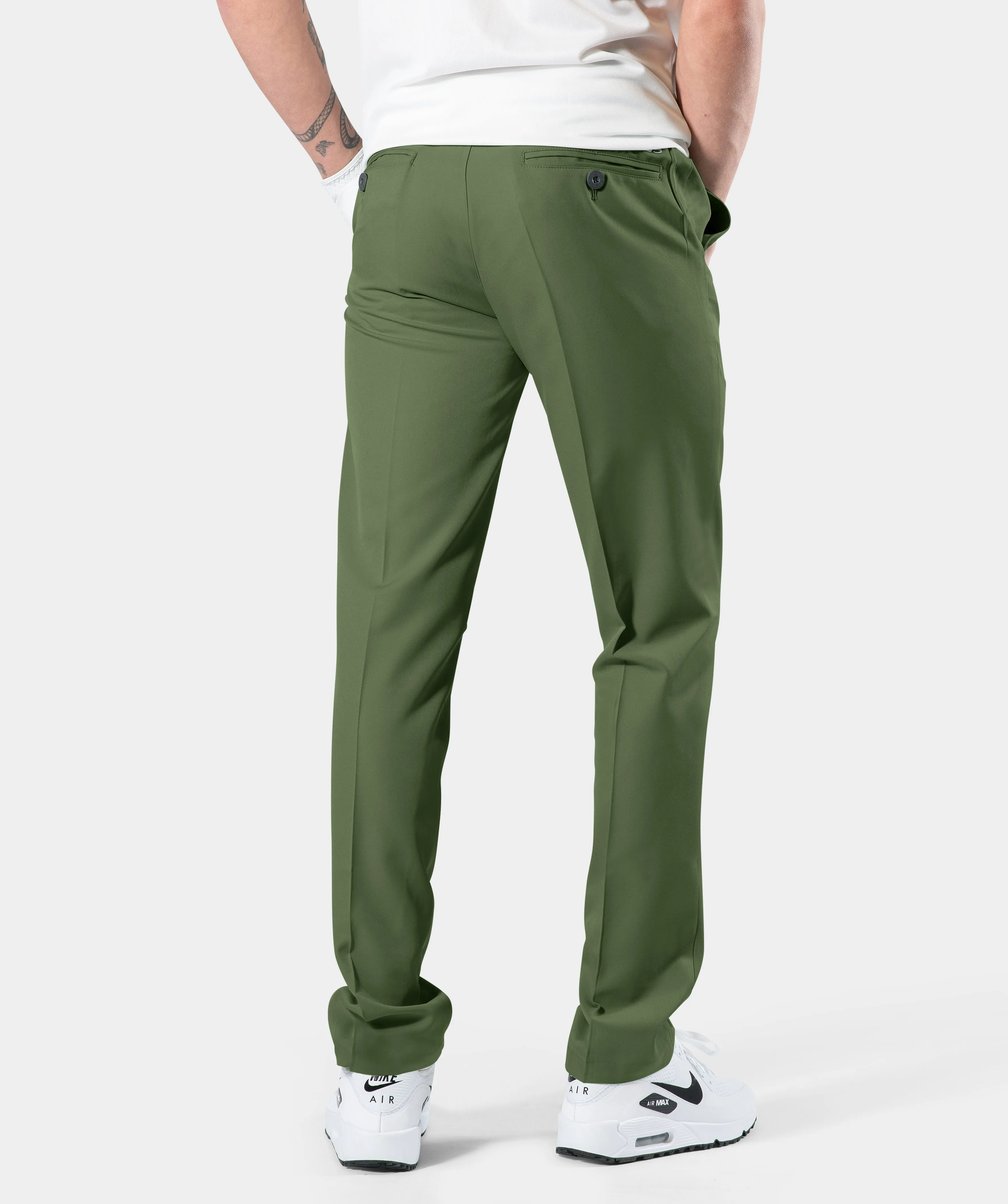 MENS CLIMA GOLF TROUSERS KHAKI