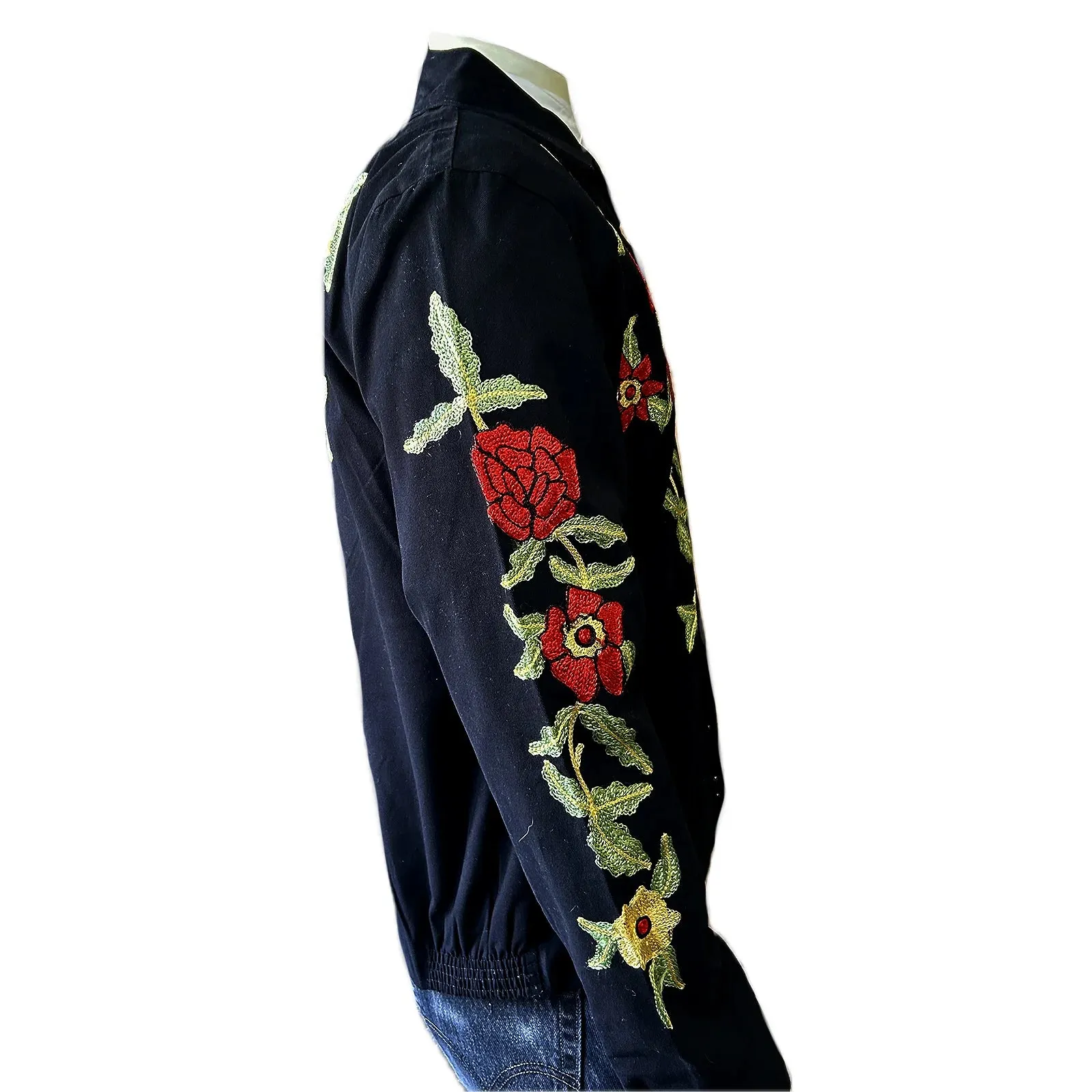 Men's Vintage Western Jacket Collection: Rockmount Bolero Fancy Floral Embroidery