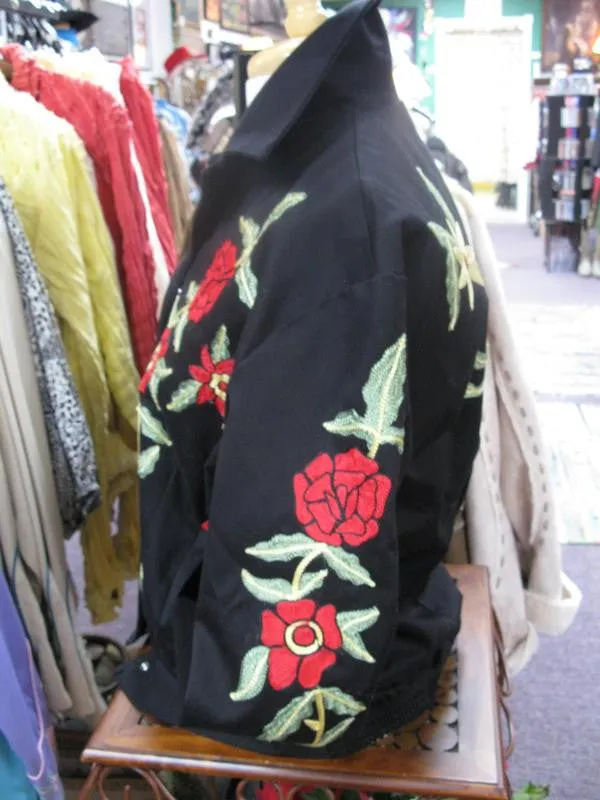 Men's Vintage Western Jacket Collection: Rockmount Bolero Fancy Floral Embroidery