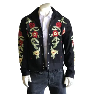 Men's Vintage Western Jacket Collection: Rockmount Bolero Fancy Floral Embroidery
