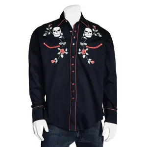 Men's Vintage Western Shirt Collection: Rockmount Skulls & Roses