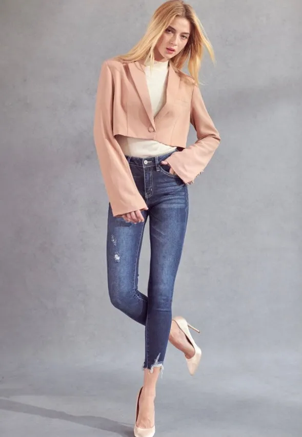 Mid Rise Denim Pant