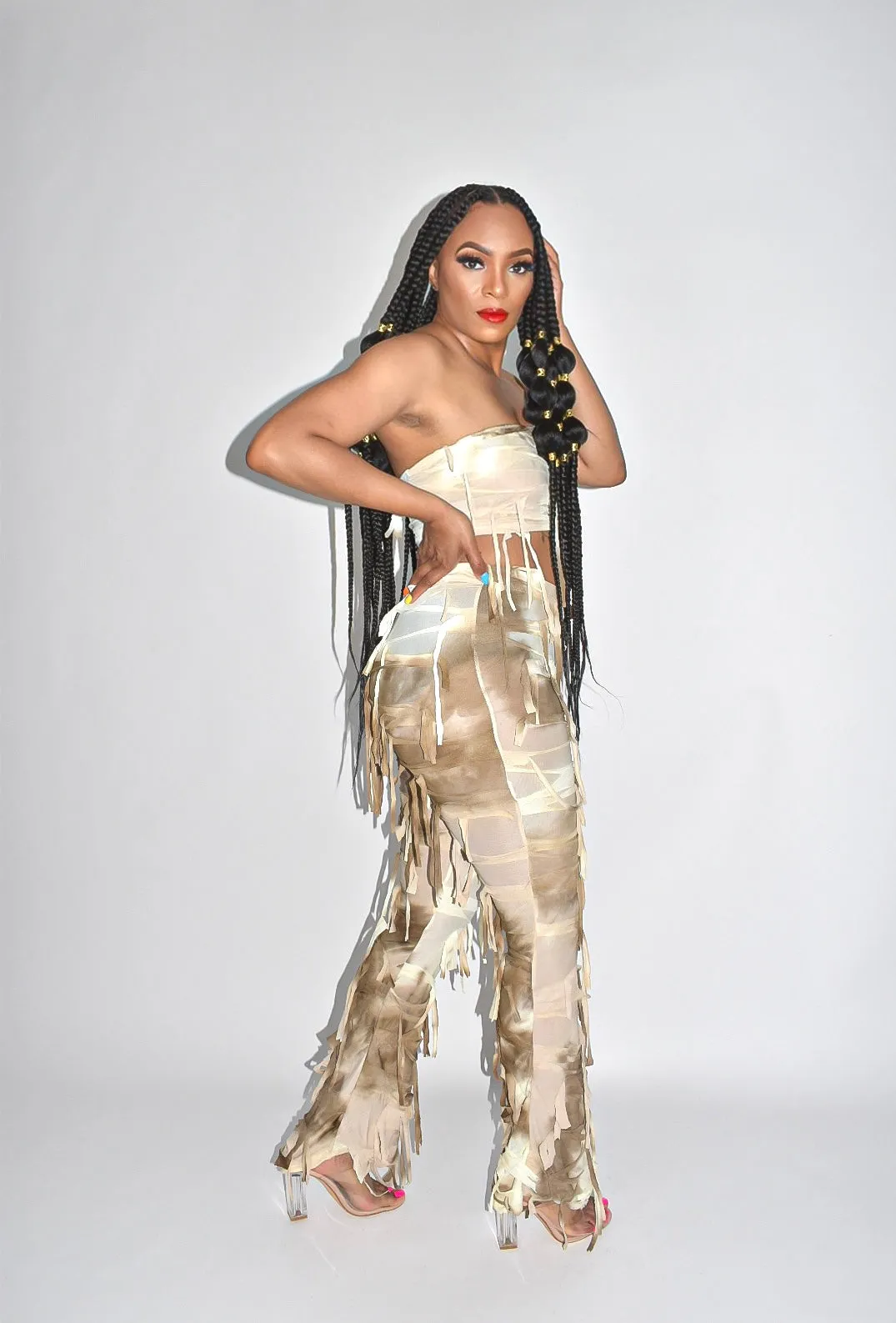 Mummi Pants Set (Cream)