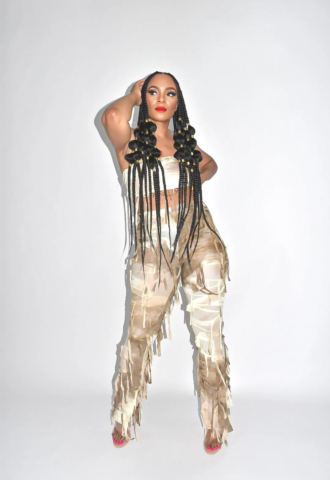 Mummi Pants Set (Cream)