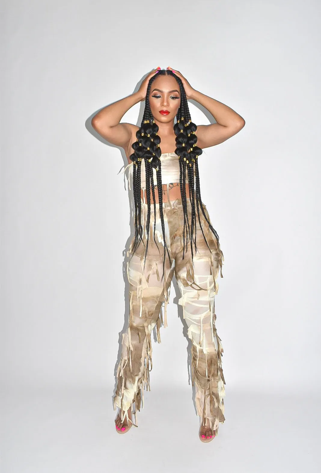 Mummi Pants Set (Cream)