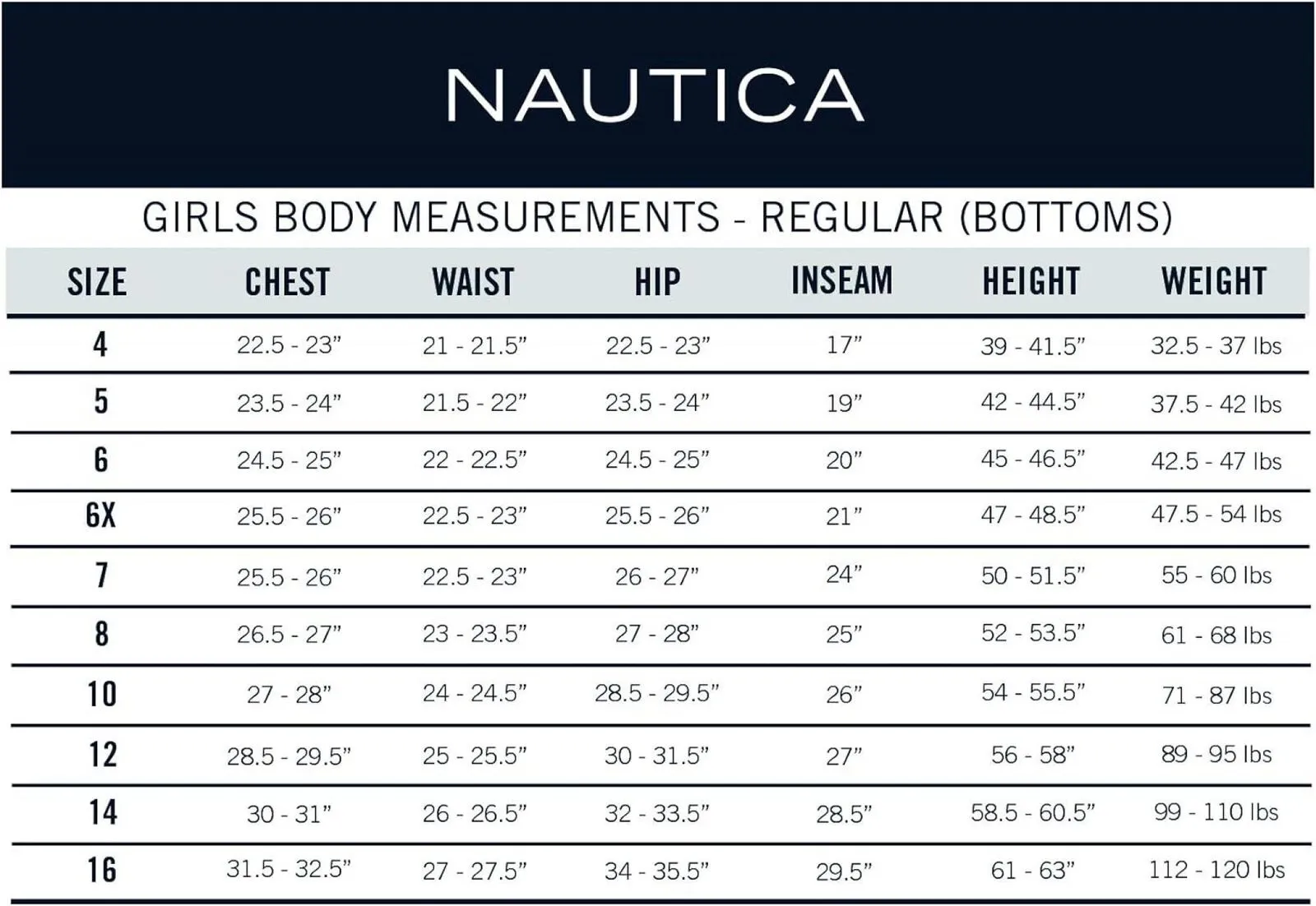 Nautica Girls Little School Uniform Interlock Skinny Leg Stretch Pants Navy 4