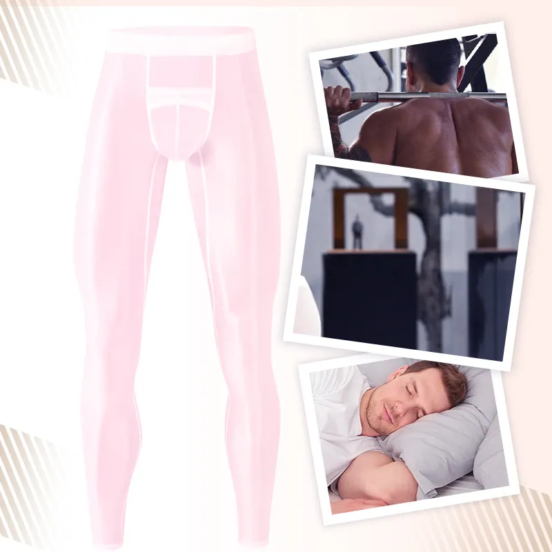 🔥New Hot Selling❤️‍🔥Men's Sexy Ultra-thin Sports Bottom Stockings Pants