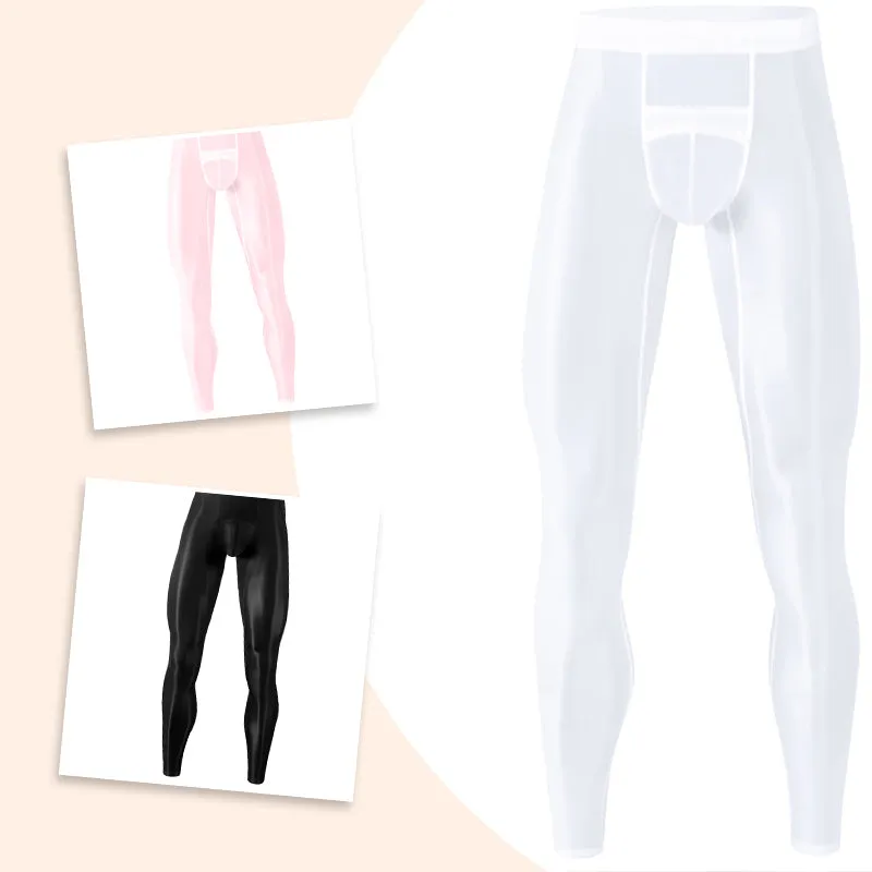 🔥New Hot Selling❤️‍🔥Men's Sexy Ultra-thin Sports Bottom Stockings Pants