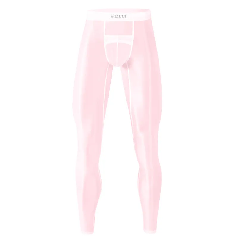 🔥New Hot Selling❤️‍🔥Men's Sexy Ultra-thin Sports Bottom Stockings Pants