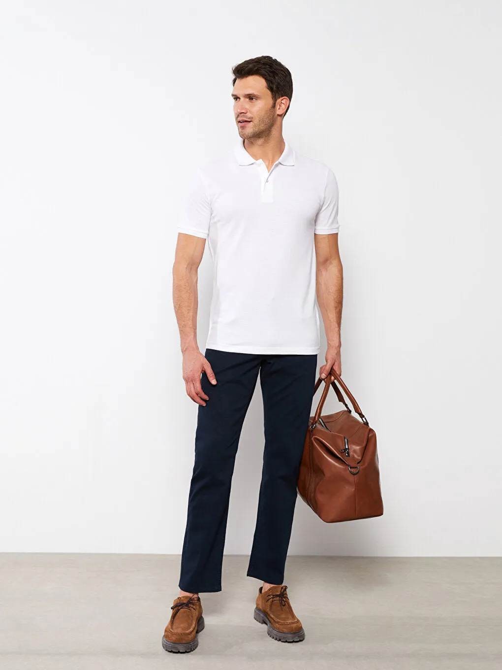Normal Fit Gabardine Men's Chino Trousers