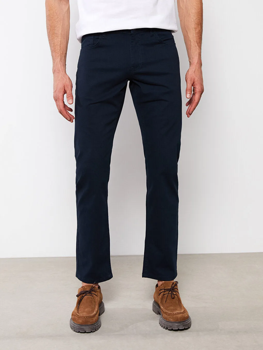 Normal Fit Gabardine Men's Chino Trousers