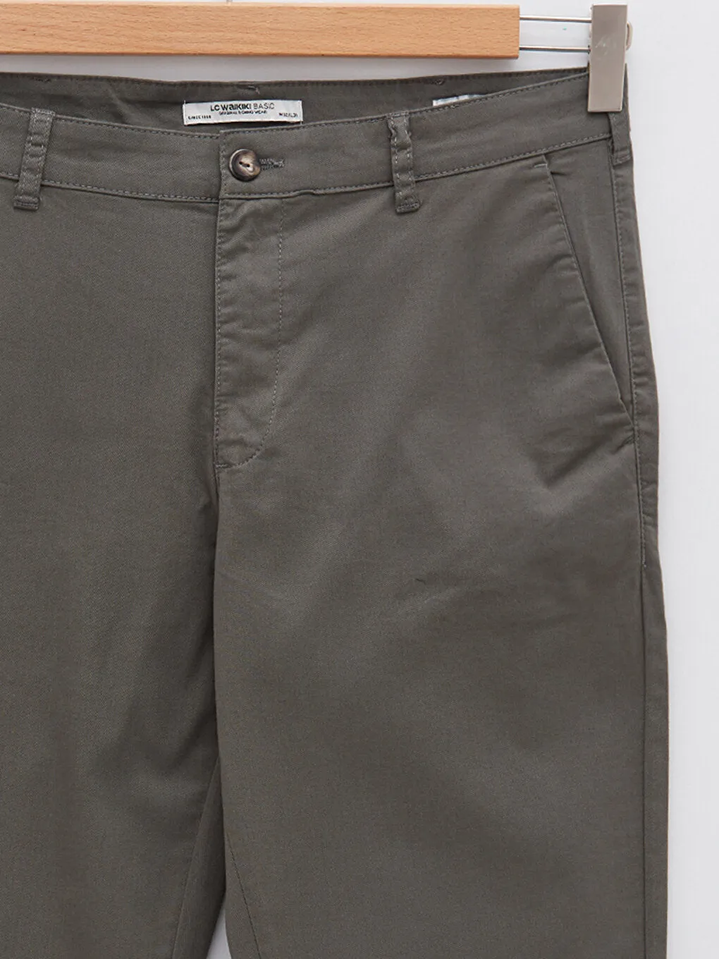Normal Fit Gabardine Men's Chino Trousers