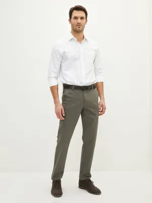 Normal Fit Gabardine Men's Chino Trousers