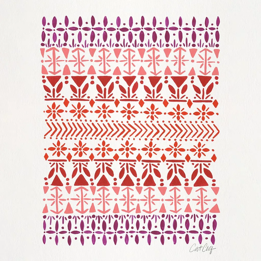 Norwegian Pattern by CatCoq Unisex Denim Jacket