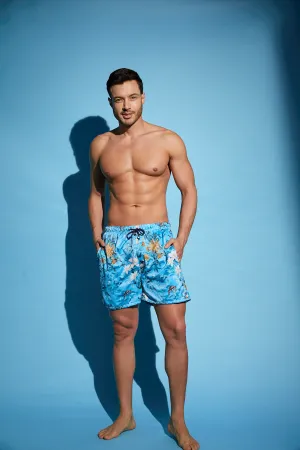 Pantaloneta de Hombre Azul 1001 0514