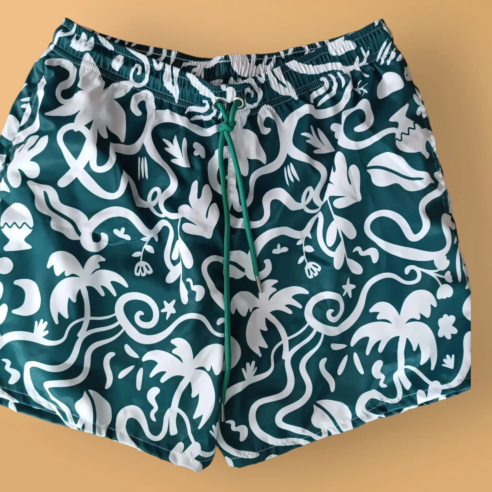 Pantaloneta de Hombre Verde 1001 0704