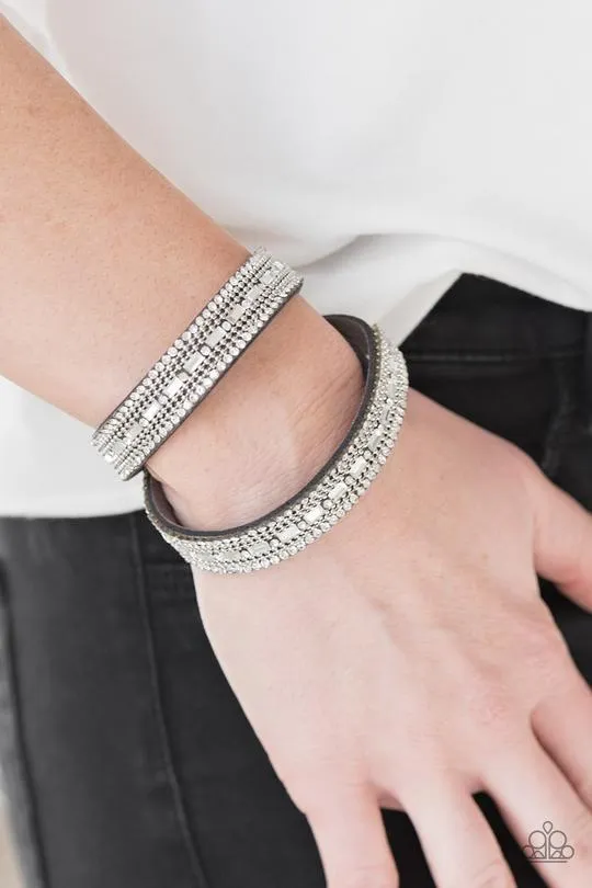 Paparazzi - Shimmer and Sass - Silver Urban Bracelet
