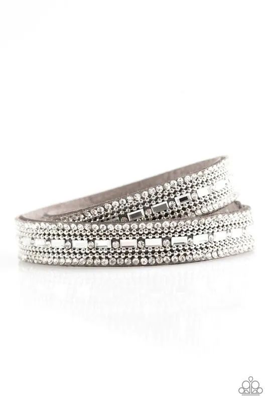 Paparazzi - Shimmer and Sass - Silver Urban Bracelet