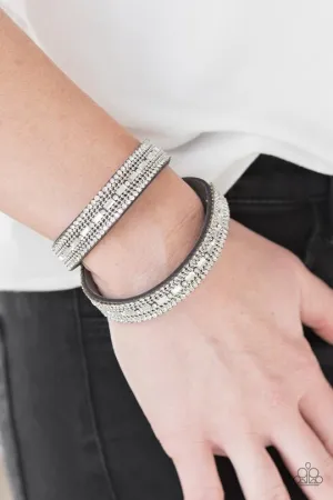 Paparazzi - Shimmer and Sass - Silver Urban Bracelet