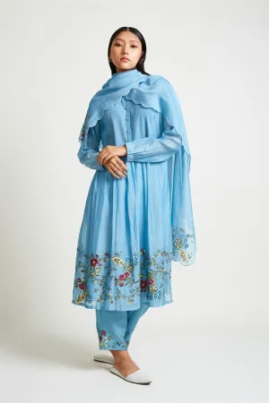 Payal Pratap   -   Rock Garden Liriope Embroidered Kurta Pant Set (2pcs)