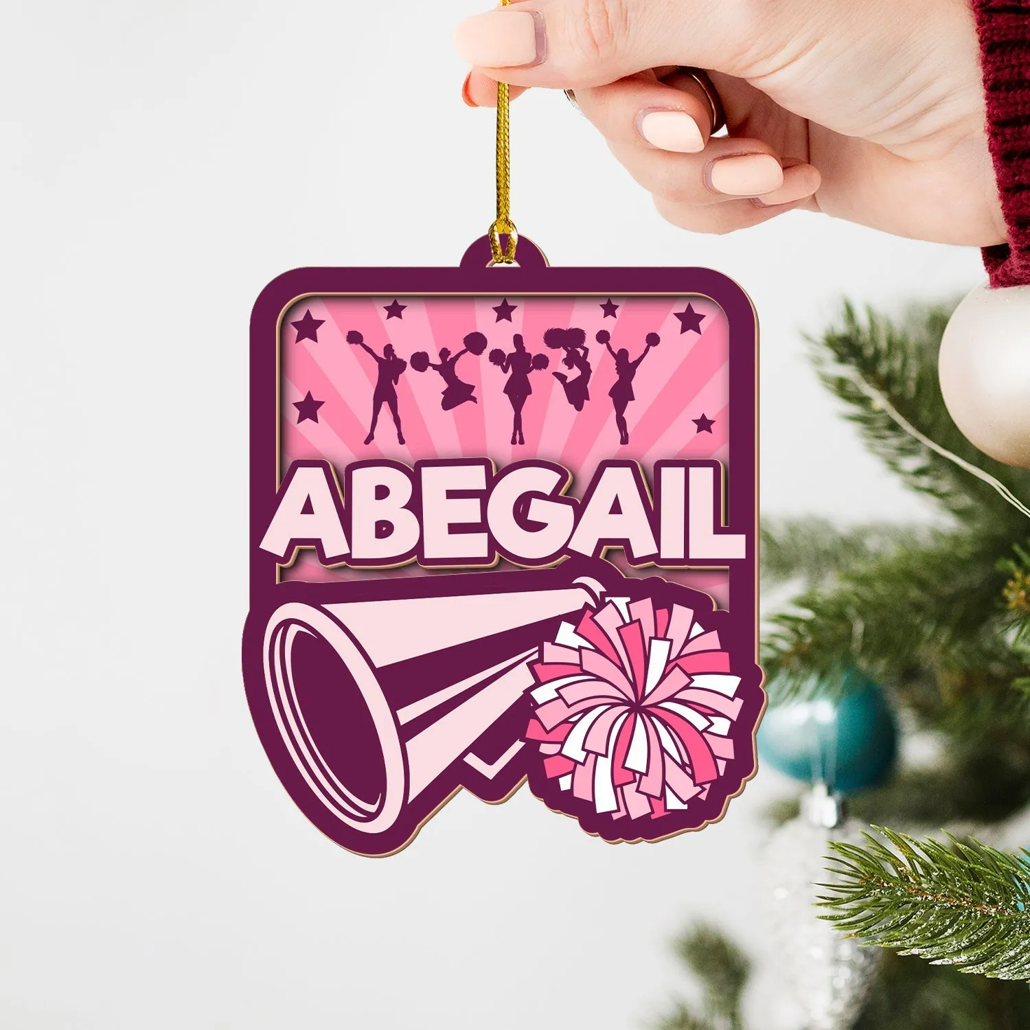 Personalized Sports Wood Ornament