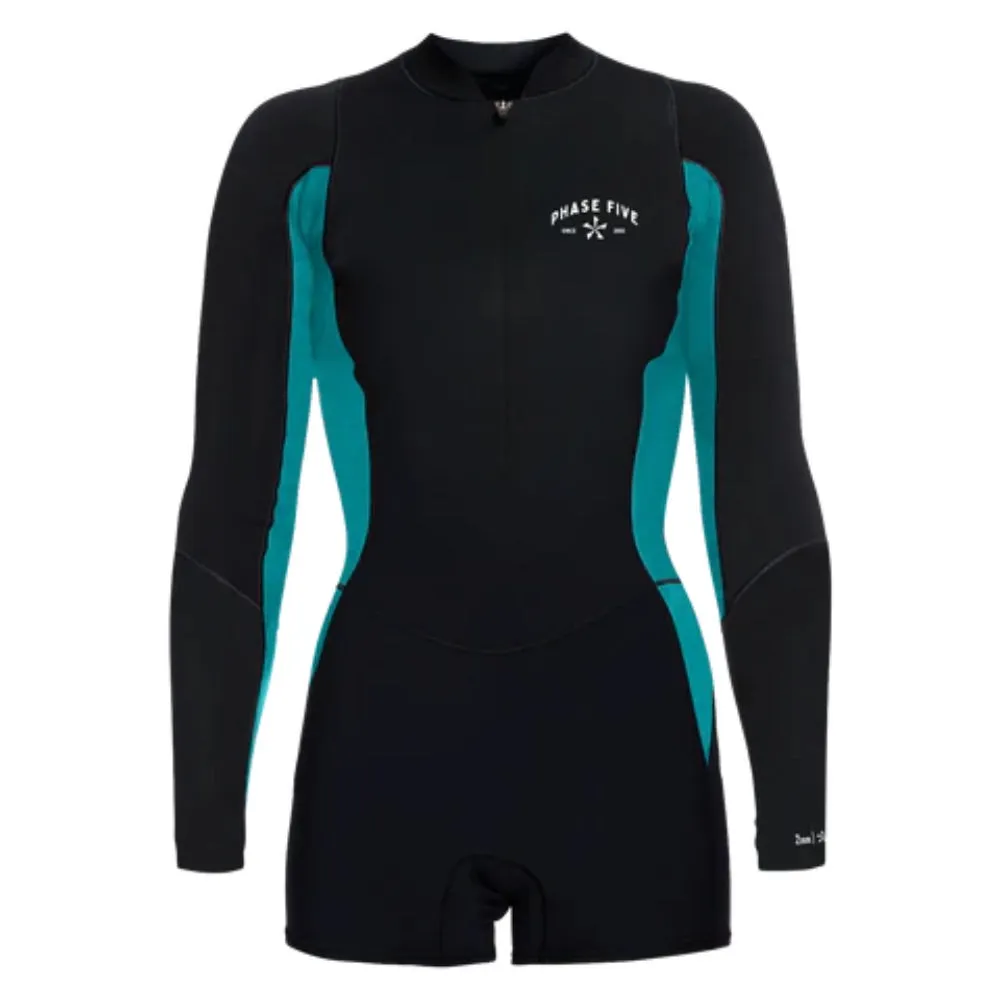 PHASE 5 WMS 2MM SPRINGSUIT FRONT ZIP AQUA