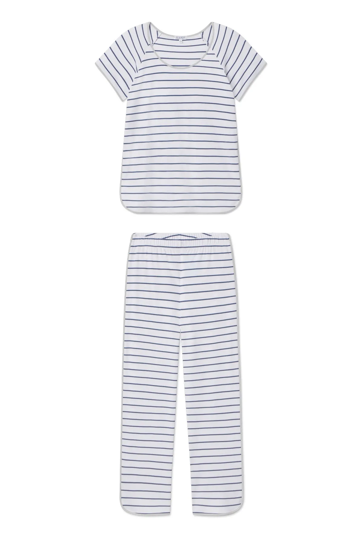 Pima Short-Long Set in Vintage Indigo