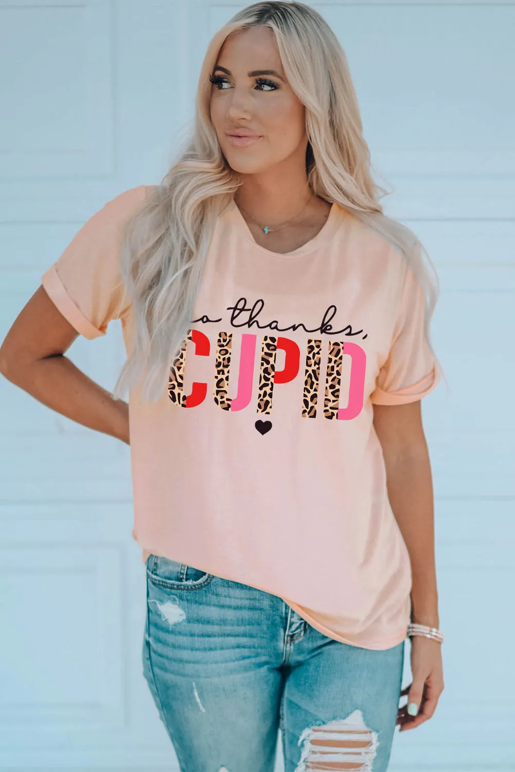 Pink No Thanks Cupid: The Perfect Anti-Valentine's Day Tee