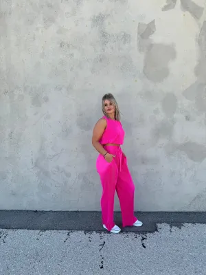 Pleated Pants Set