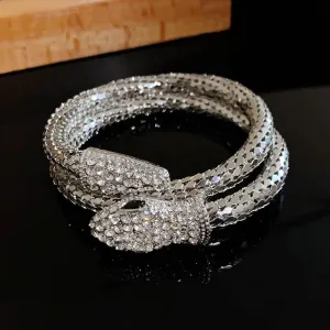 Popcorn Chain Snake Necklace Bangle
