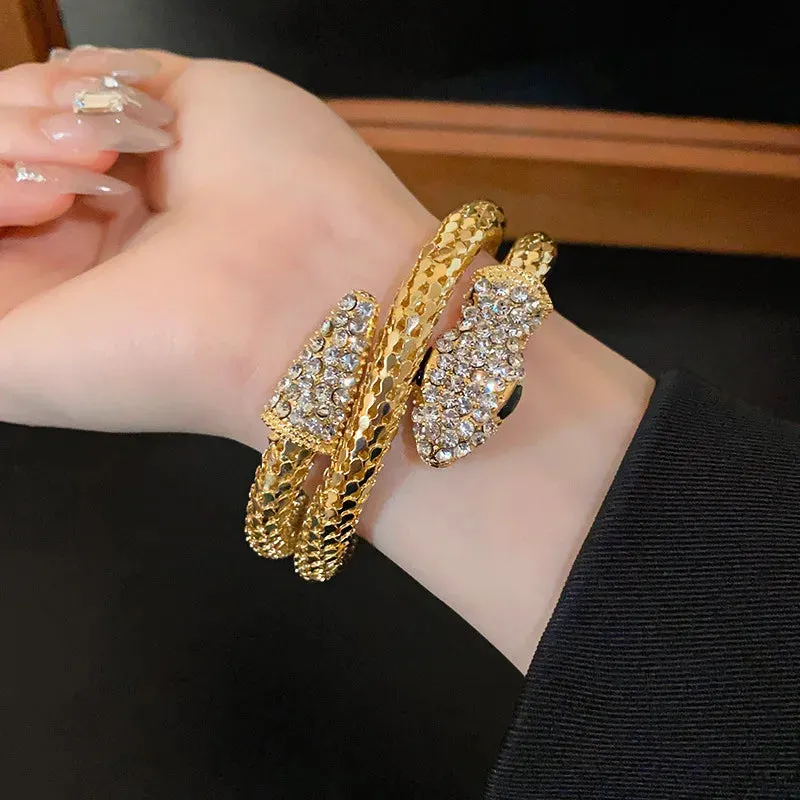 Popcorn Chain Snake Necklace Bangle