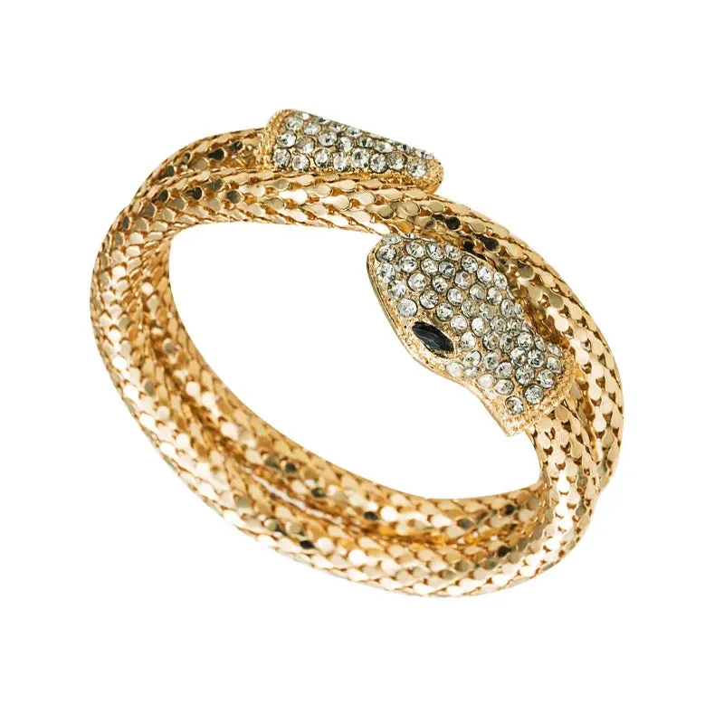 Popcorn Chain Snake Necklace Bangle